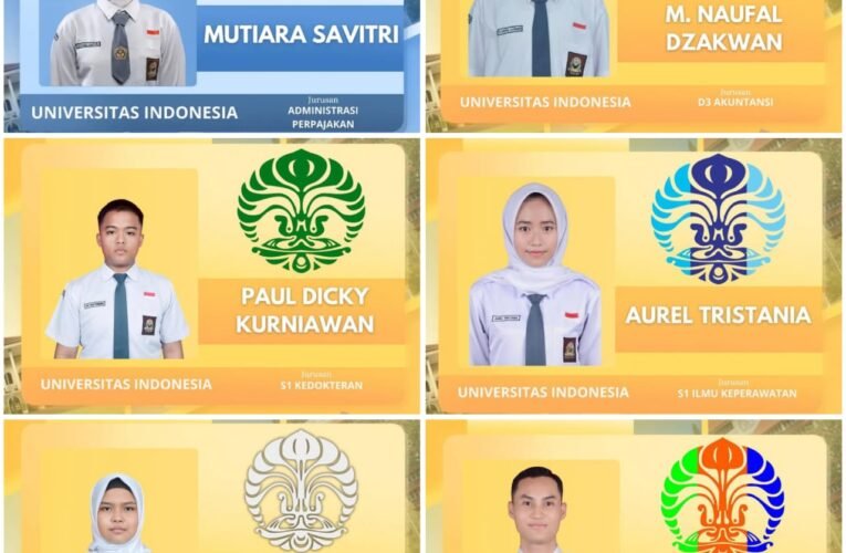 Prestasi Gemilang! Enam Siswa SMAN 2 Sekayu Lolos ke Universitas Indonesia Tahun 2025