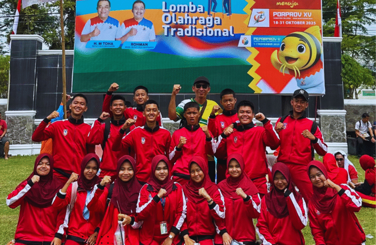 Tim SMANDA Meriahkan Lomba Permainan Tradisional HUT ke-80 RI di Musi Banyuasin
